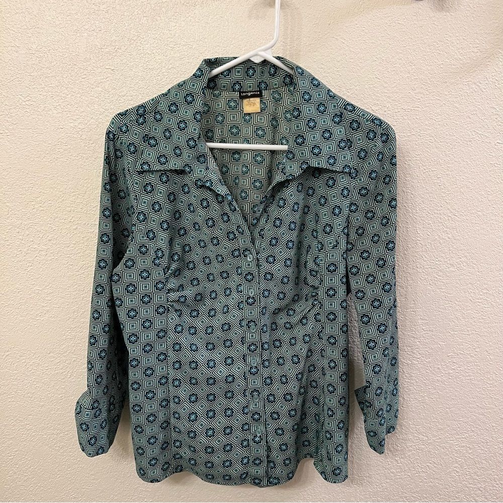 Tangents Long Sleeve Blouse
